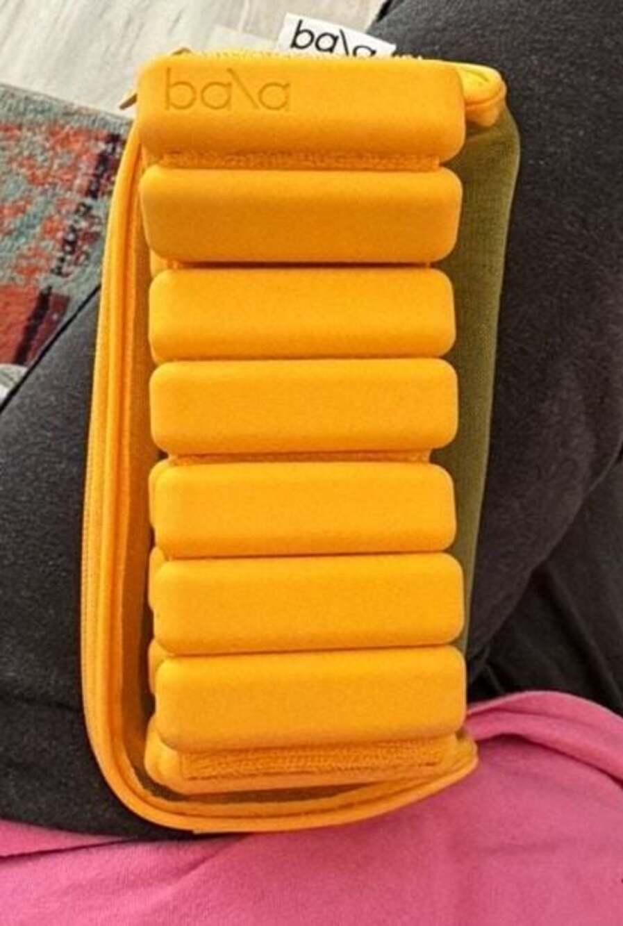 Bala Bangles 1lb Wearable Wrist and Ankle Weights - Yellow